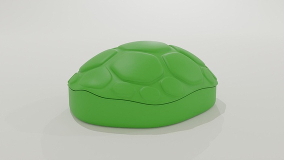 kaplumbağa durum kılıf kabuk koruma 3d print model - Mito3D