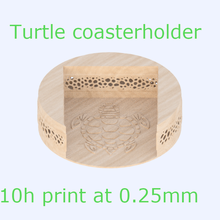 turtle coasterholder voronoi coaster business coasters drinkcoaster holder household raimonlablab 3d print model - Mito3D