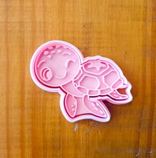 kaplumbağa kurabiye kesici 3d print model - Mito3D