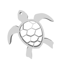 tartaruga orecchini gioielleria mare oceano moda donne 3d print model - Mito3D