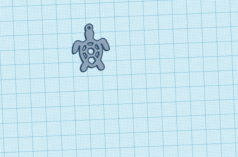 kaplumbağa küpe takı kaplumbağalar tortuguitas boncuklar kulak 3d print model - Mito3D