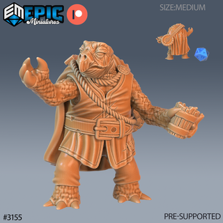 turtle folk tribe bard dnd miniature tabletop miniatures gaming monster 3d model rpg dndminis stl file epic-miniatures dndminiatures 3dprint 3dminiature printedminis 3dprinting dungeon fantasy roleplaying dragon warrior undead pre-supported 3d print model - Mito3D