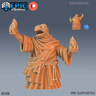 turtle folk tribe cleric dnd miniature tabletop miniatures gaming monster 3d model rpg dndminis stl file epic-miniatures dndminiatures 3dprint 3dminiature printedminis 3dprinting dungeon fantasy roleplaying dragon warrior undead pre-supported 3d print model - Mito3D