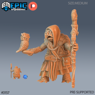 turtle folk tribe druid dnd miniature tabletop miniatures gaming monster 3d model rpg dndminis stl file epic-miniatures dndminiatures 3dprint 3dminiature printedminis 3dprinting dungeon fantasy roleplaying dragon warrior undead pre-supported 3d print model - Mito3D