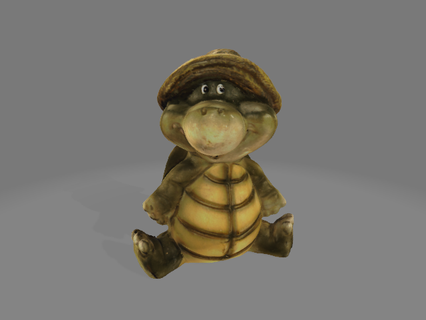 tartaruga chapéu decoração 3d print model - Mito3D