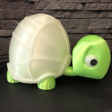 tartaruga luminária luz noturna Projeto deco brinquedo arte 3d print model - Mito3D