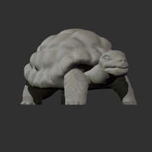 turtle model animal decorative obje 3d print model - Mito3D