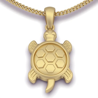 turtle pendant silver gold jewelry printable 3d model trend fashion design zbrush 3d print model - Mito3D