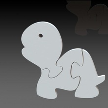 Schildkröte puzzle verschiedene Kind 3d print model - Mito3D