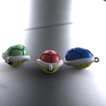 turtle shell Schlüsselbund Schmuck 3d print model - Mito3D