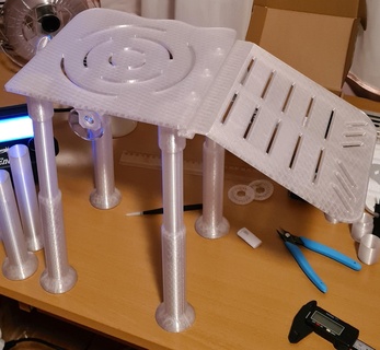 turtle sunbath platform dock water pets 3d print model - Mito3D