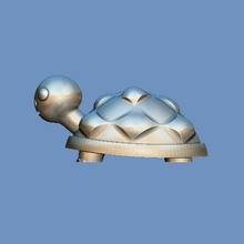 tartaruga arte animale 2d 3d stl cnc 3d print model - Mito3D