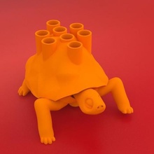 tartaruga di lavoro gadget giocattolo animale escursioni 3d print model - Mito3D