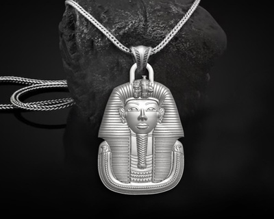 Tutanchamun Artefakt uralt Egyption Anhänger 3d print model - Mito3D
