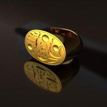tutankhamun ring jewelry tut egypt 3d print model - Mito3D
