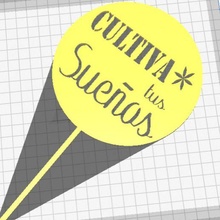 tutor cultiva Sueños 3d print model - Mito3D