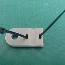 la antena de tv cable coaxial clip varios el 3d print model - Mito3D