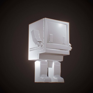 tv boy toy 3d print model - Mito3D