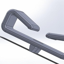 tv q80r sujecion cavi gadget 3d print model - Mito3D