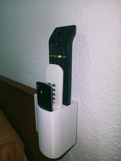 tv remote control support controls 3d print model - Mito3D