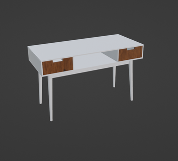 tv table table tv table étagère 3d print model - Mito3D