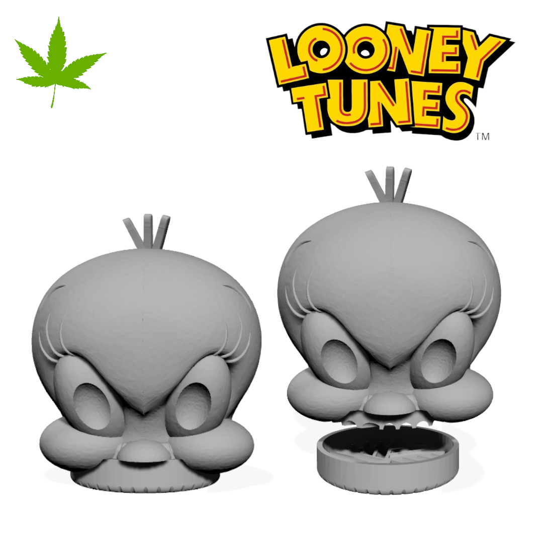 tweety looney tunes grinder 3D print model - Mito3D