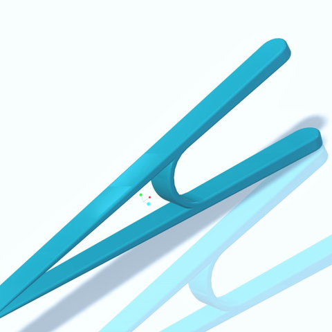 tweezers tool part simple thing tools 3D print model - Mito3D