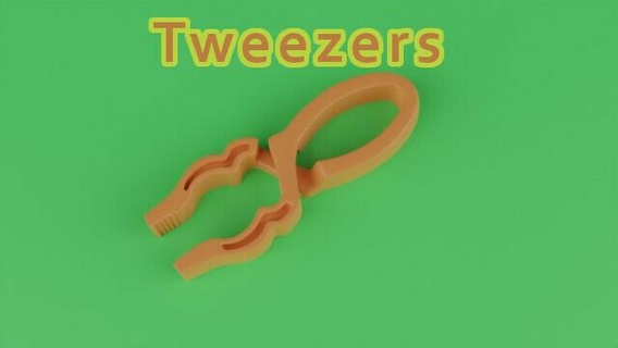 tweezers clothing bags tweezer clothespins house 3d print model - Mito3D