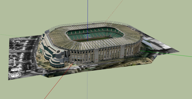 twickenham stadium 3d print model - Mito3D