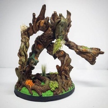 twig blight supported game miniature d&d dnd dungeons dragons monster resin tabletop rpg fantasy pathfinder treant tree antarbol 3d print model - Mito3D