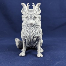 twigg ciervo fox art lindo la criatura los ciervos de dibujos animados animal adornado 3d print model - Mito3D