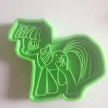 twilight sparkle my little pony cookie cutter casa di taglio crackers 3d print model - Mito3D