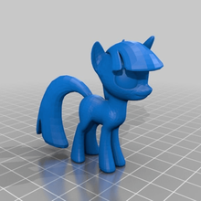 crepúsculo brillar poni my pequeño toy_game_accessories 3d print model - Mito3D