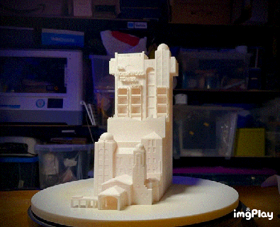 crepúsculo zona torre terror Bruxas hollywood valsa Disney Disneylândia Paris eurodisney livre cair assombrada 3d print model - Mito3D