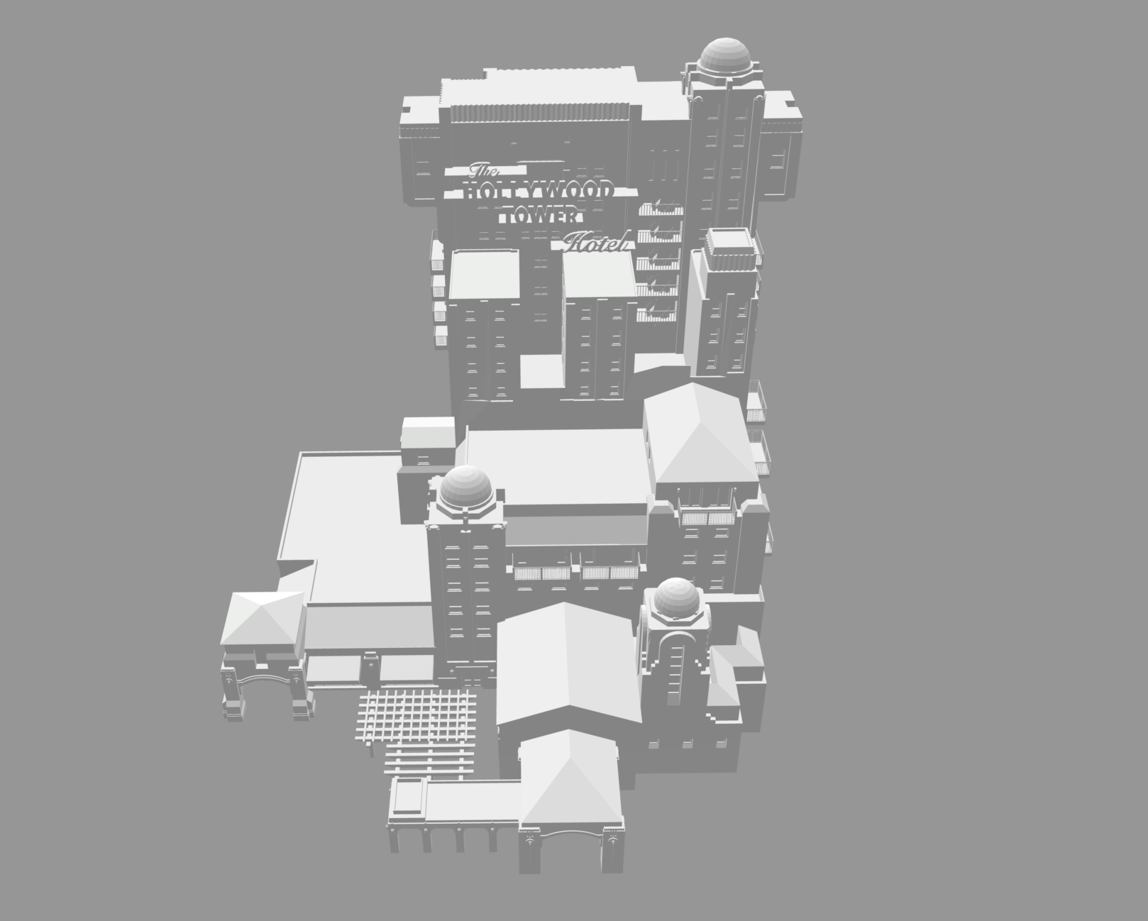 crepúsculo zona torre terror disneyland París 2023 Monumento dlp excursión 3D print model - Mito3D