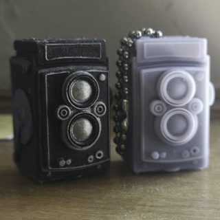 twin lente Câmera charme fotografia rolleiflex chaveiro rollieflex Rollei tlrcamera 3d print model - Mito3D