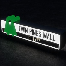 gemello pini centro commerciale solitario pino architettura bttf futuro marty mcfly delorean perni miniature 3d print model - Mito3D
