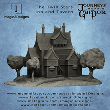 twin stars inn tavern playable interior 3d print model - Mito3D