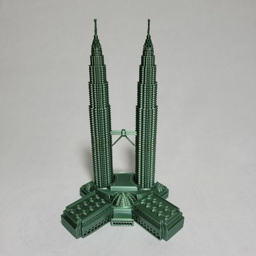 gemelo torres Malasia arquitectura klcc torre arquitecto tinkerzon Arte modelo réplica 3D print model - Mito3D