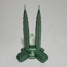twin towers malaysia architecture klcc tower architect tinkerzon art model replica 3d print model - Mito3D