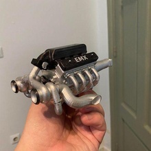 twin turbo v8 engine 3d print model - Mito3D