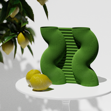 Zwillinge Vase Kunst Design Dekor Topf 3d print model - Mito3D