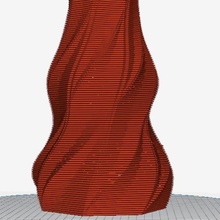 twist vase sv 5 vazo kil baskısı 3d print model - Mito3D