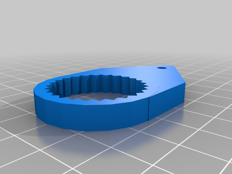 Twist Flasche Öffner Schlüsselanhänger Schmuck Schlüssel 3D print model - Mito3D
