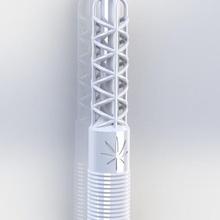 büküm nargile ağızlık çeşitli hobi ot duman shisha hubbly hub 3d print model - Mito3D