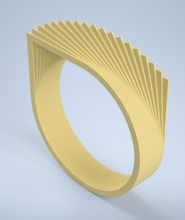 twist ring 3d print model - Mito3D