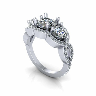 giro gracias compromiso anillo r1 pulsera solitario anillo joyería joya diamante joyas zafiro oro arete brazalete personaje diamante anillo Boda anillo Arte solitario 3d print model - Mito3D
