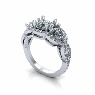 giro gracias compromiso anillo r3 pulsera solitario anillo joyería joya diamante joyas zafiro oro arete brazalete personaje diamante anillo Boda anillo Arte solitario 3d print model - Mito3D