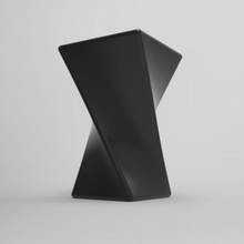 twist vase home go black flowerpot 3d print model - Mito3D