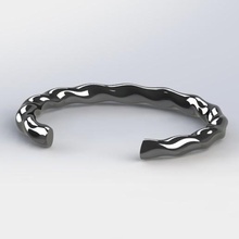 intrecciati bangle gioielli braccialetto art l'usura moda 3d print model - Mito3D